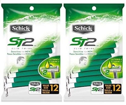 Schick ST2 Sensitive Skin Disposable Razor