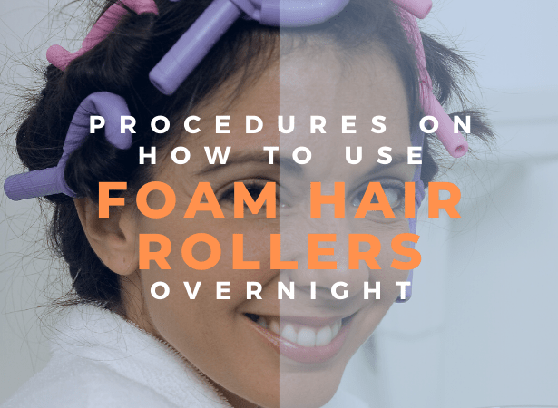 procedures on how to use foam hair rollers overnight image