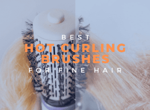 best hot curling brush for fine hair image
